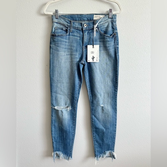 NWT Pistola Audrey Distressed Jeans Size 27 - Picture 4 of 10